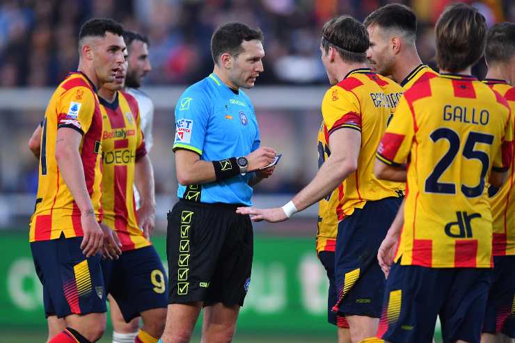 Moviola Lecce-Roma, caos Marcenaro: non solo il rigore