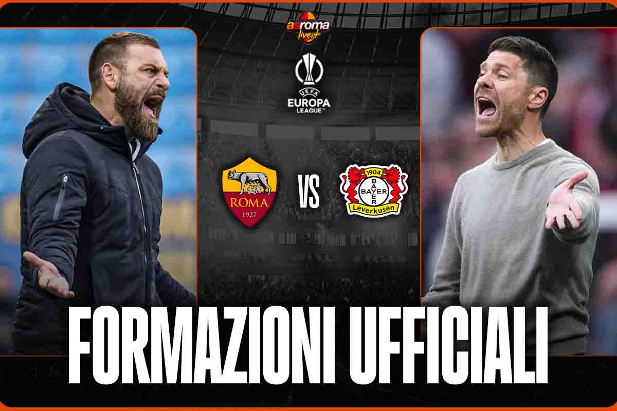 Formazioni ufficiali Roma-Bayer Leverkusen