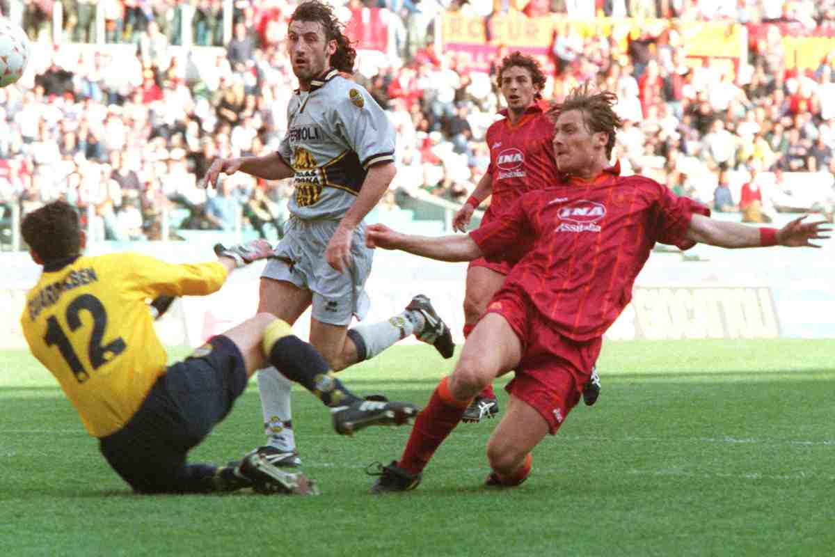 Una maglia storica indossata da Francesco Totti