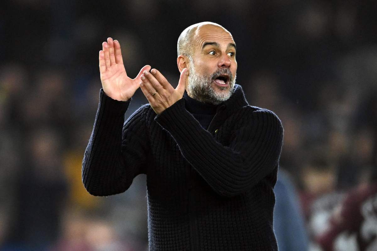 Guardiola sulla panchina del City