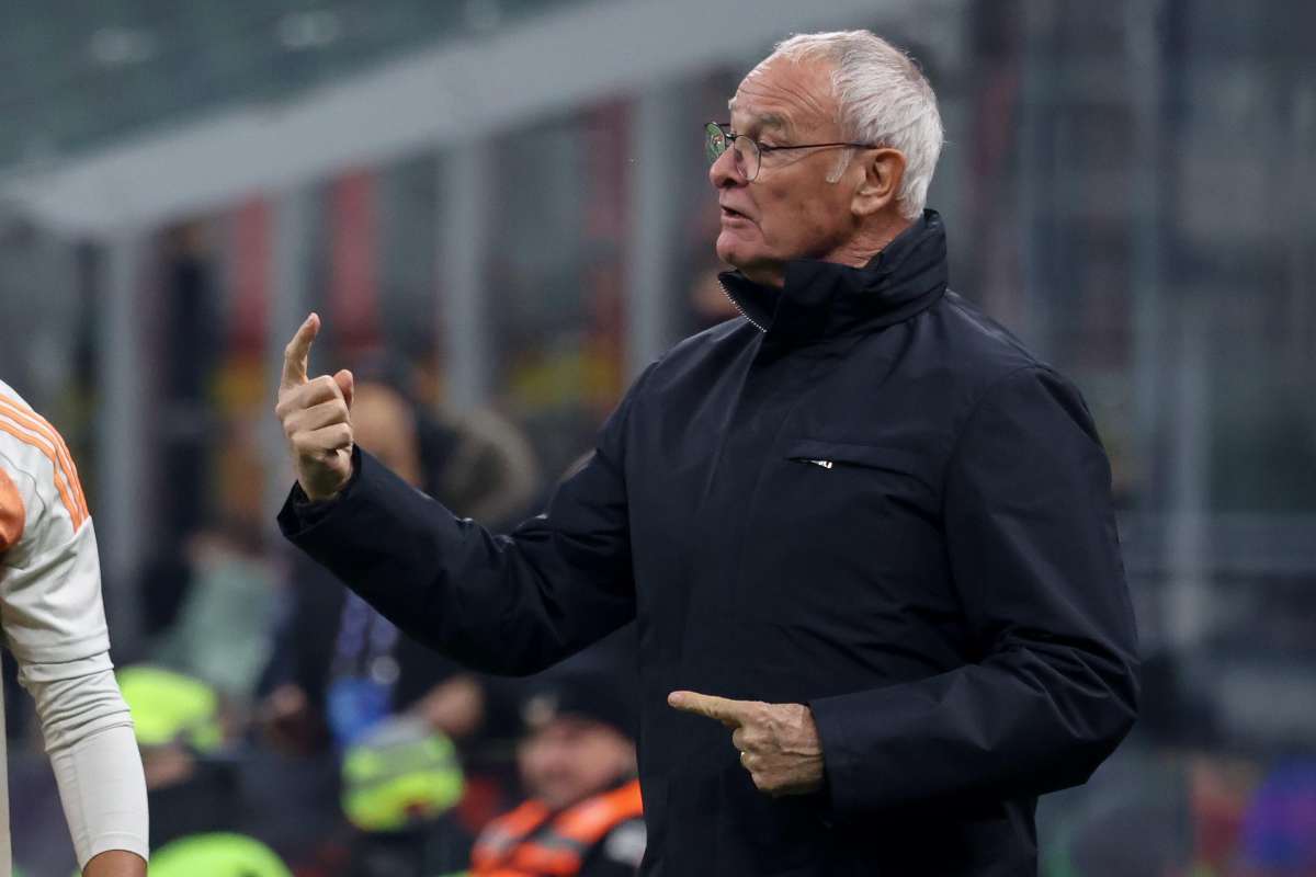 Ranieri sulla panchina della Roma