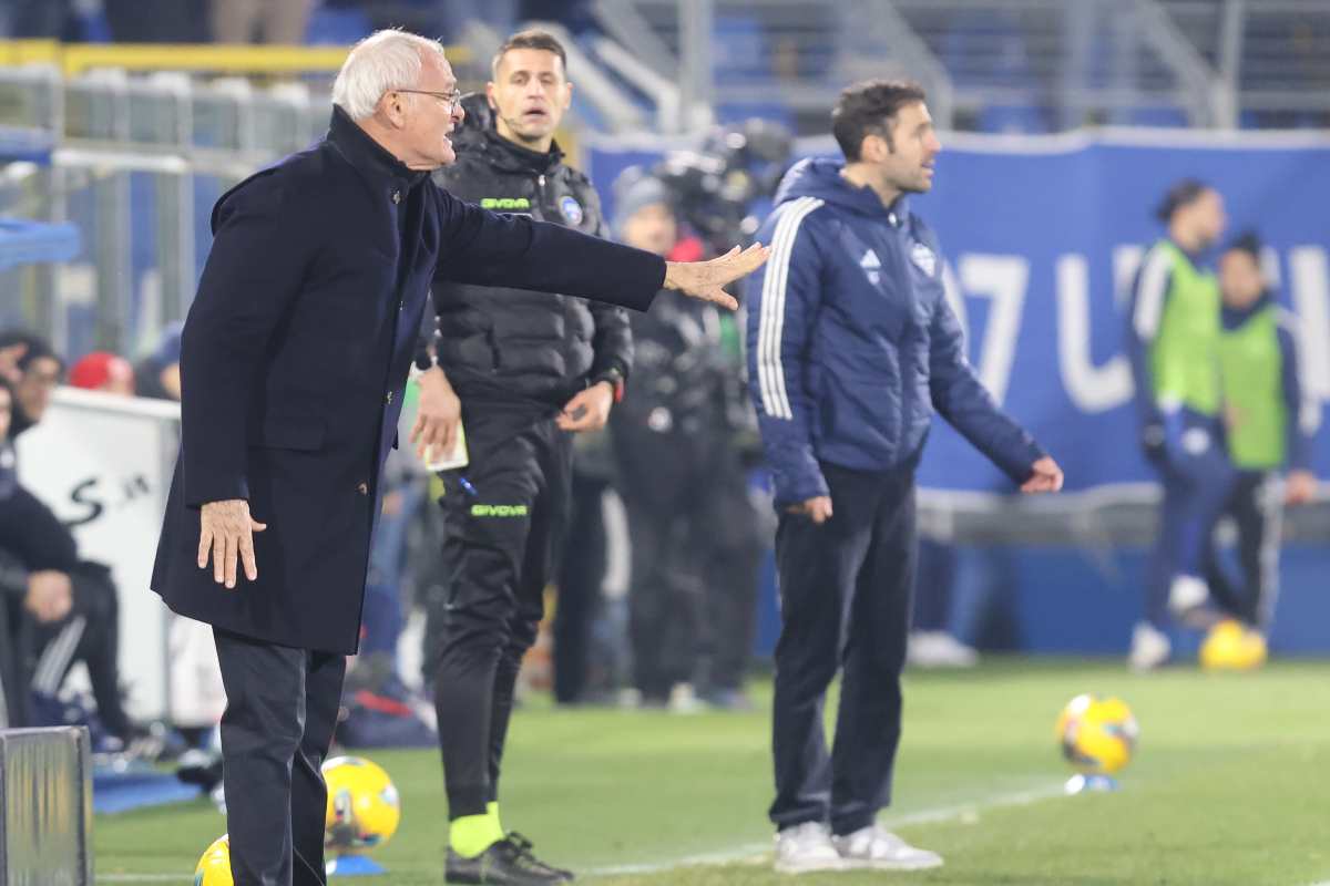 Claudio Ranieri e Cesc Fabregas durante Como-Roma
