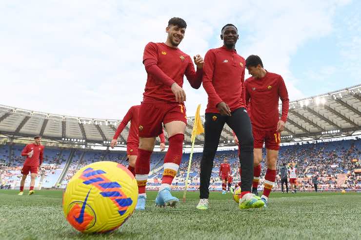 Diawara sorridente prima di scendere in campo