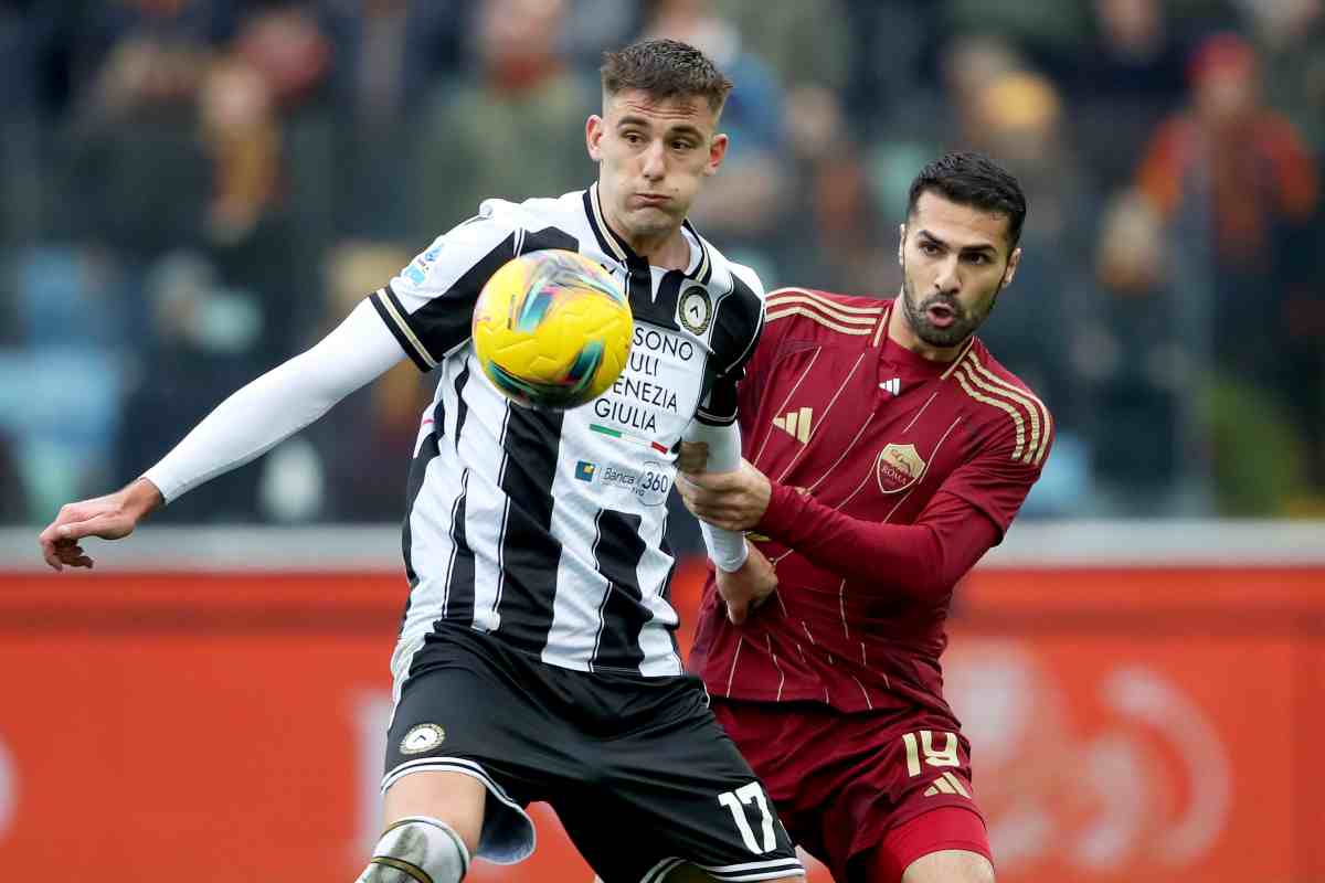 Lucca con la maglia dell'Udinese