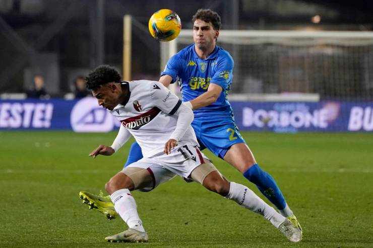 Saba Goglichidze a contrasto con un avversario