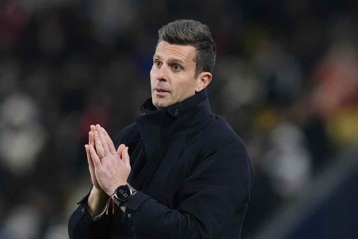 Thiago Motta contrariato per una decisione