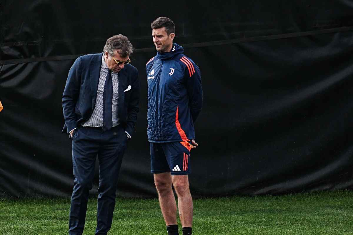 Thiago Motta con Cristiano Giuntoli