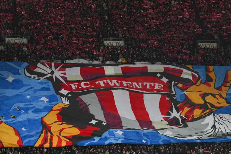 Tifosi del Twente allo stadio