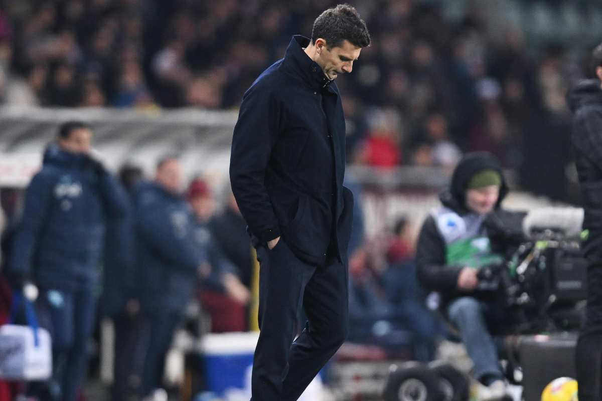 Testa bassa per il tecnico della Juventus, Thiago Motta