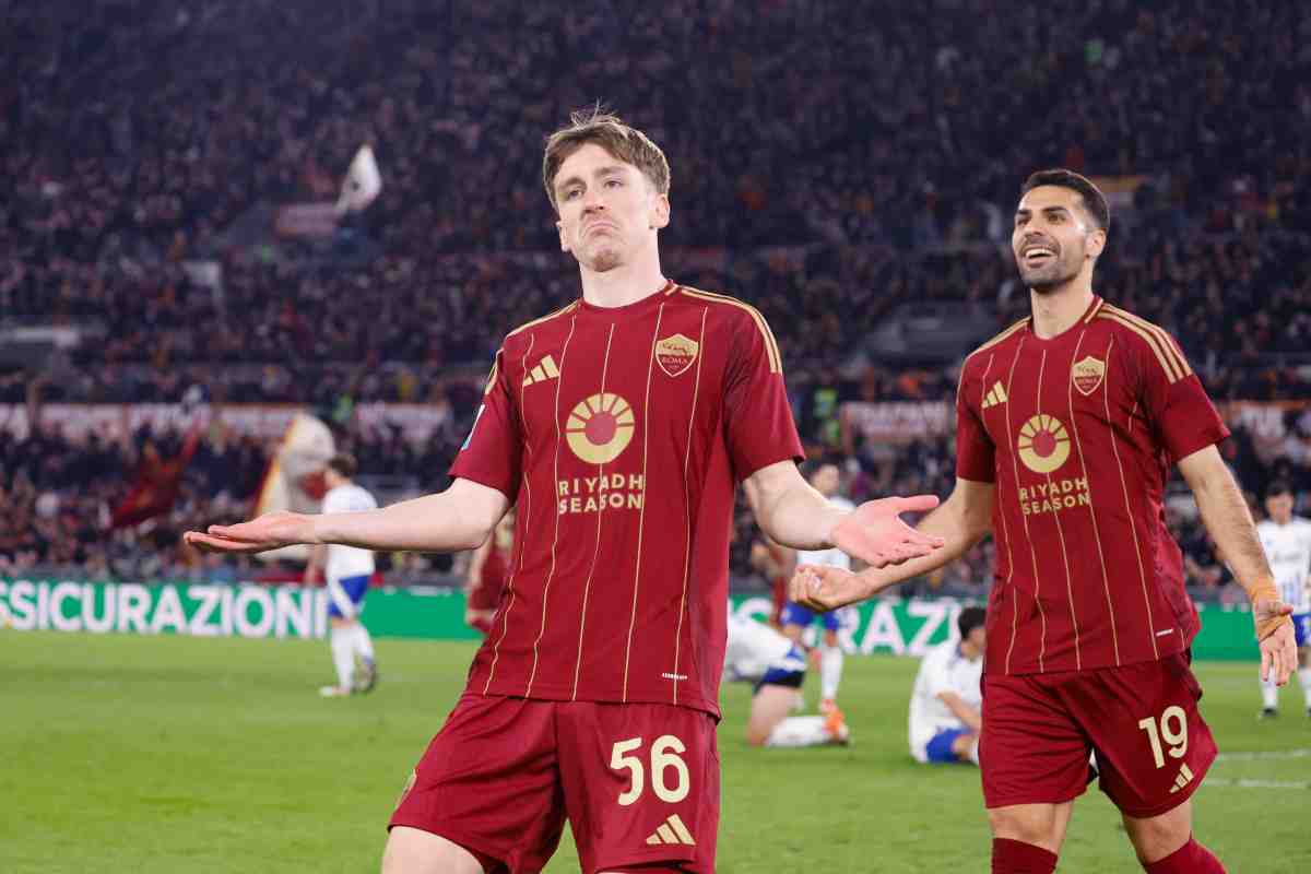 Saelemaekers con la sua solita esultanza