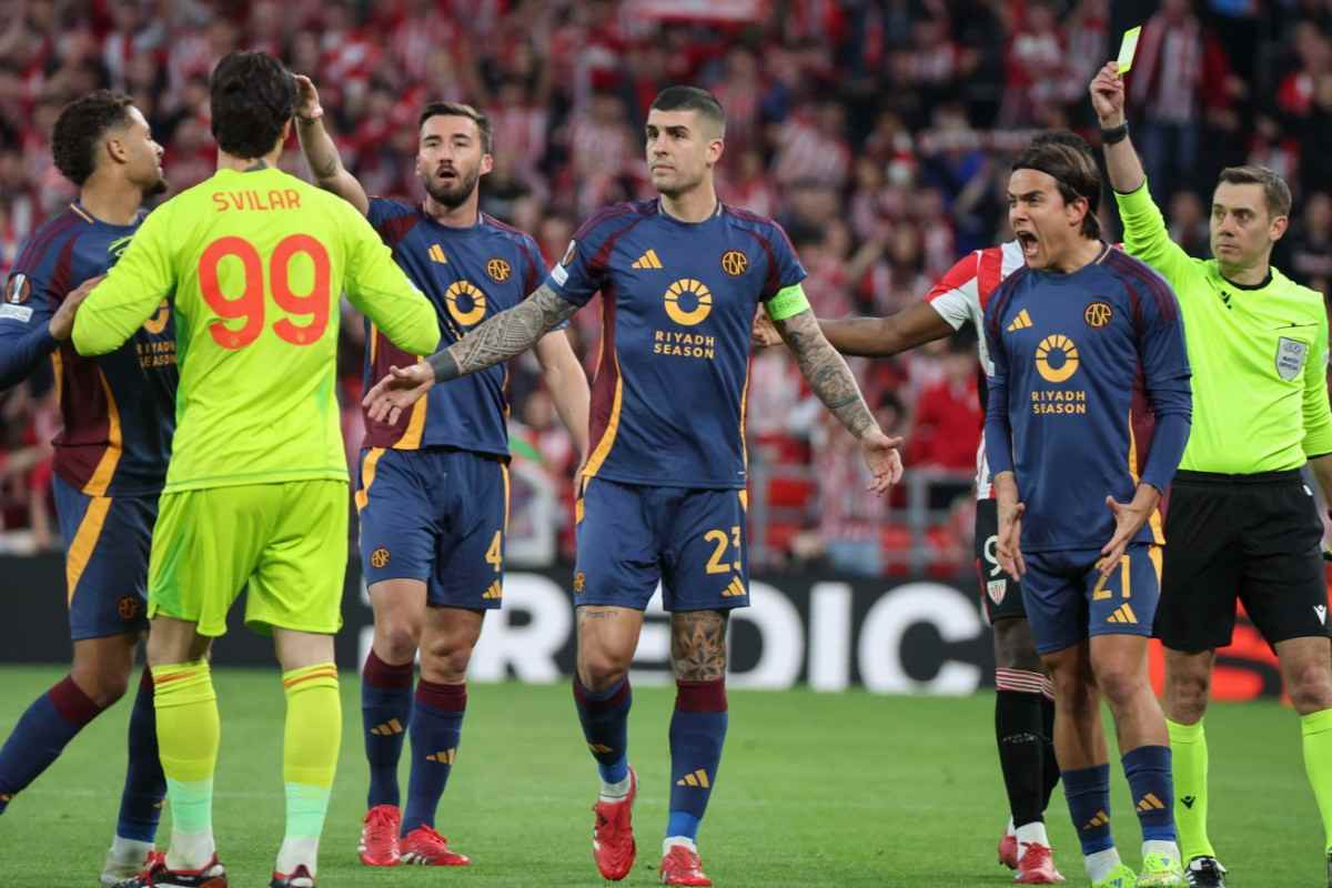 Una fase di gioco di Athletic Club-Roma