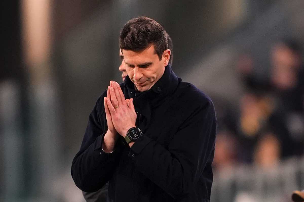 Thiago Motta dispiaciuta dopo aver visto sfumare un'azione promettente