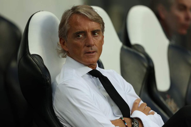 Roberto Mancini in panchina