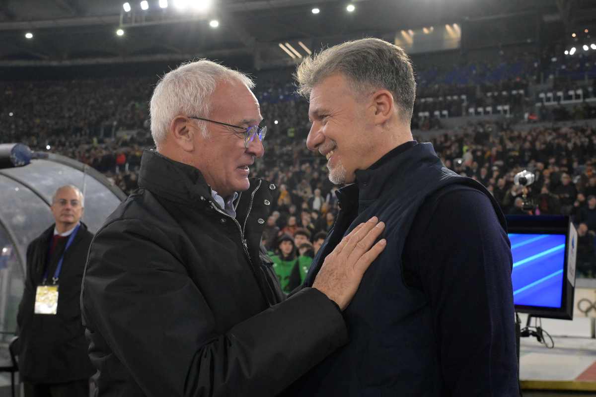 Ranieri e Baroni si abbracciano