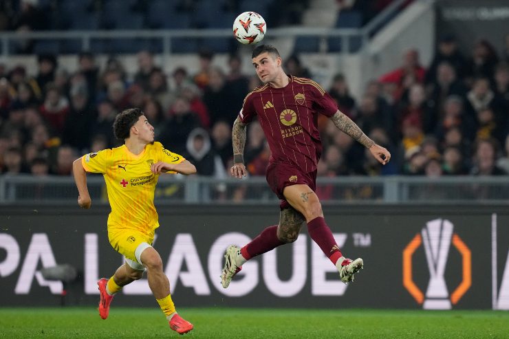 Gianluca Mancini, difensore della Roma finito nel mirino dell'Inter