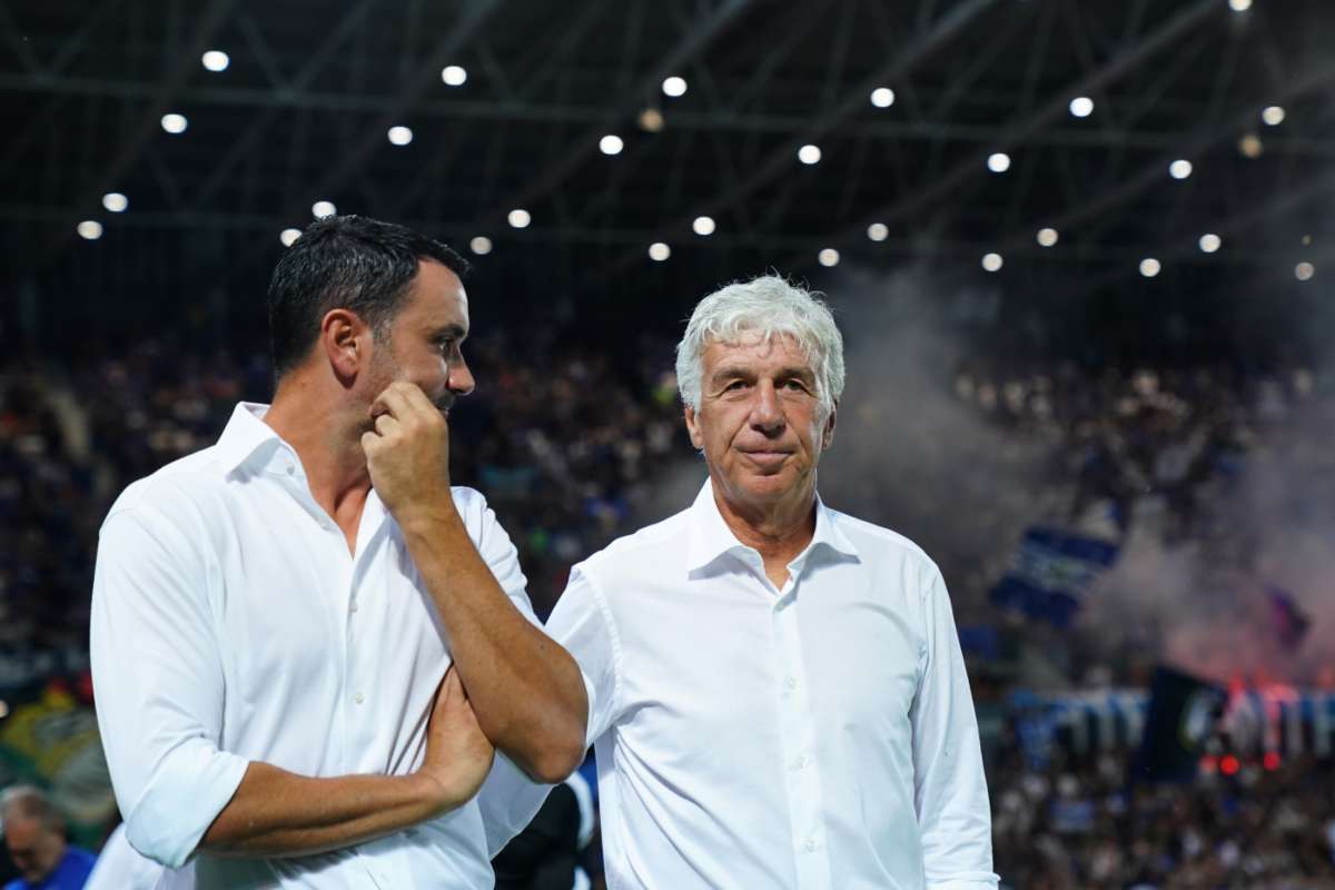 Palladino parla con Gasperini 