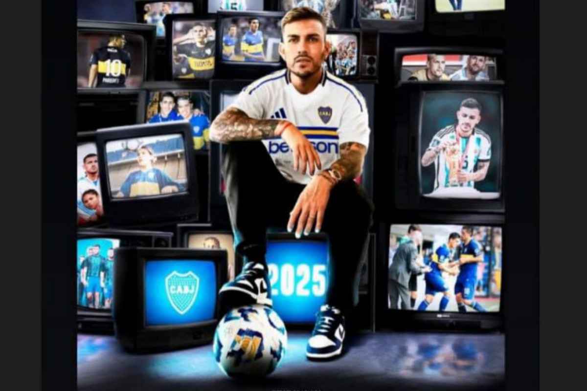 Paredes con la maglia del Boca
