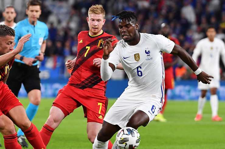 Pogba e De Bruyne in nazionale