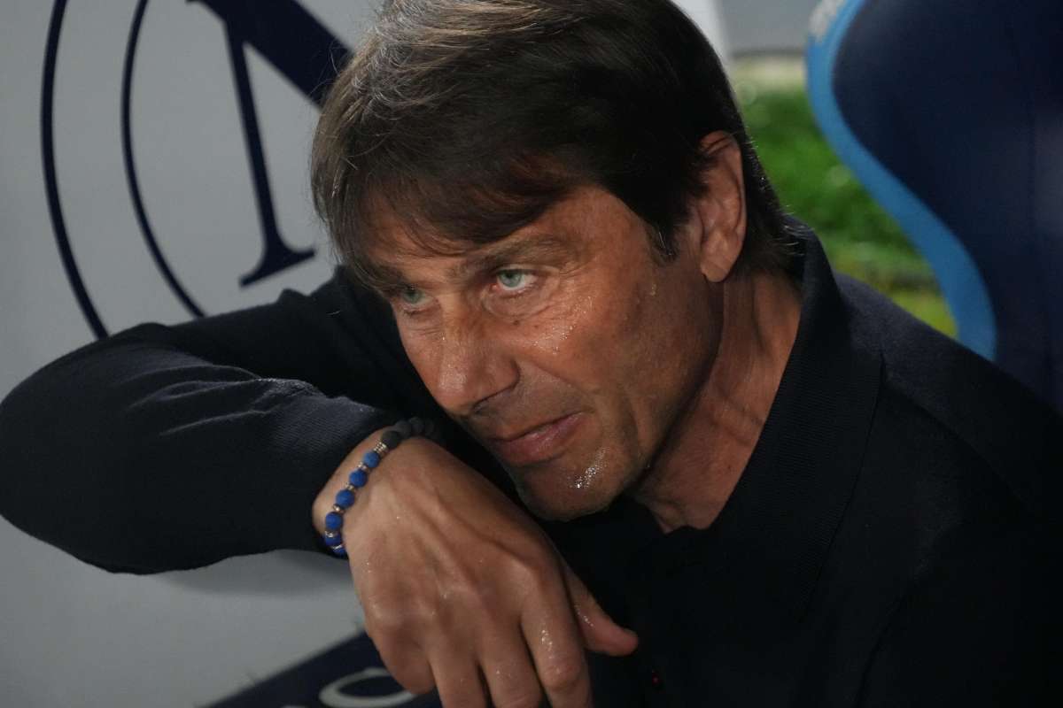 Conte sulla panchina del Napoli