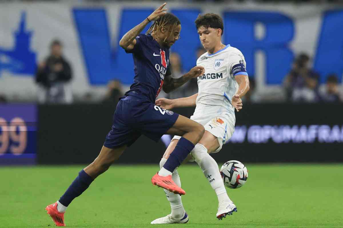 Balerdi con la maglia dell'OM