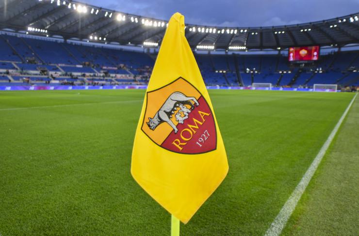 La bandierina del corner della Roma 