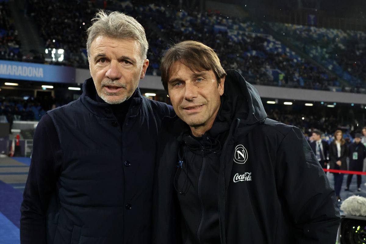 Baroni con Conte al Maradona 