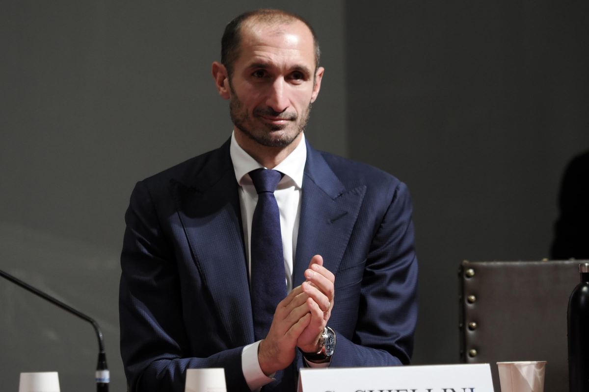 Chiellini in conferenza stampa 