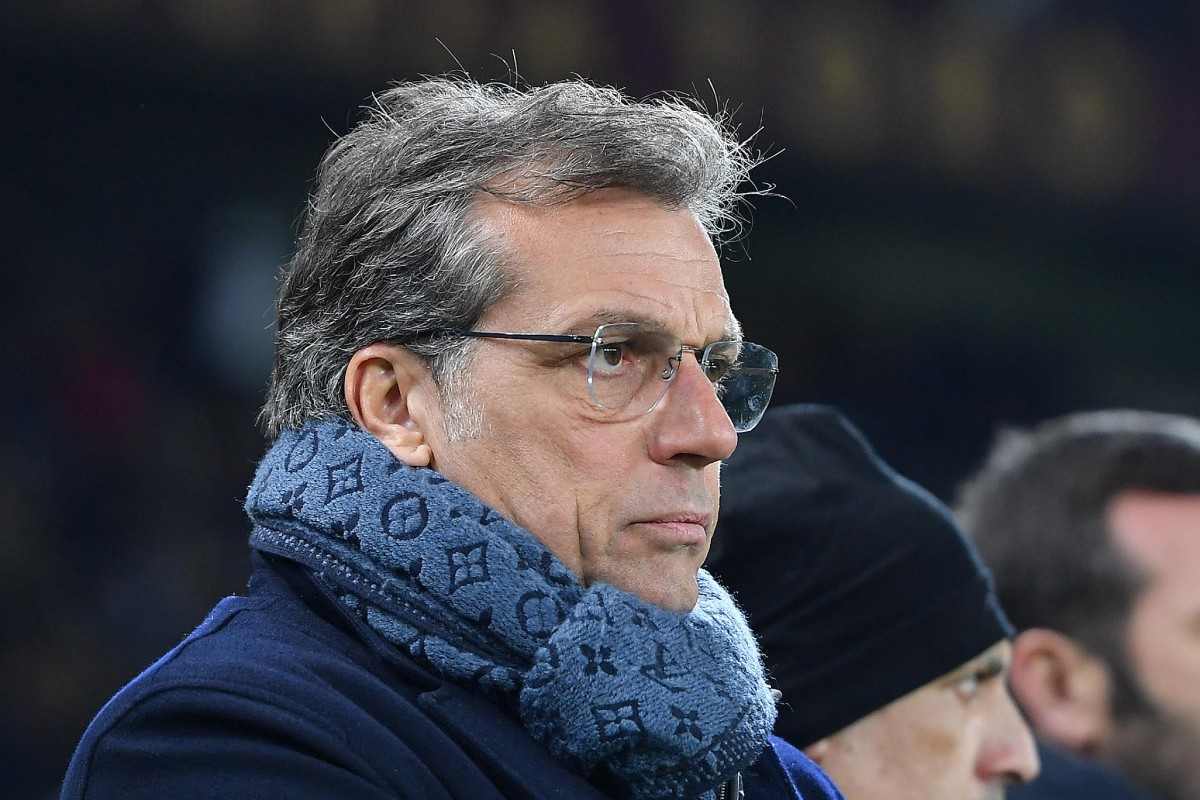 Cristiano Giuntoli contrariato