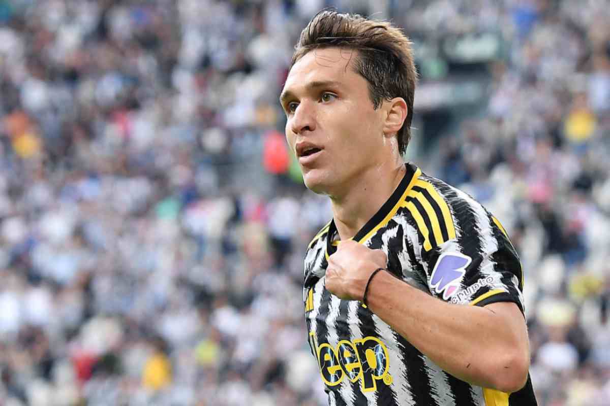 Federico Chiesa con la maglia della Juve