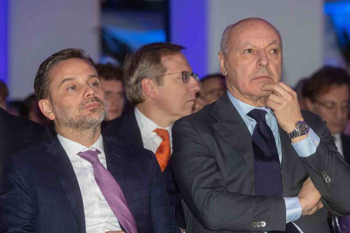 Furlani in compagnia di Marotta a margine di un evento