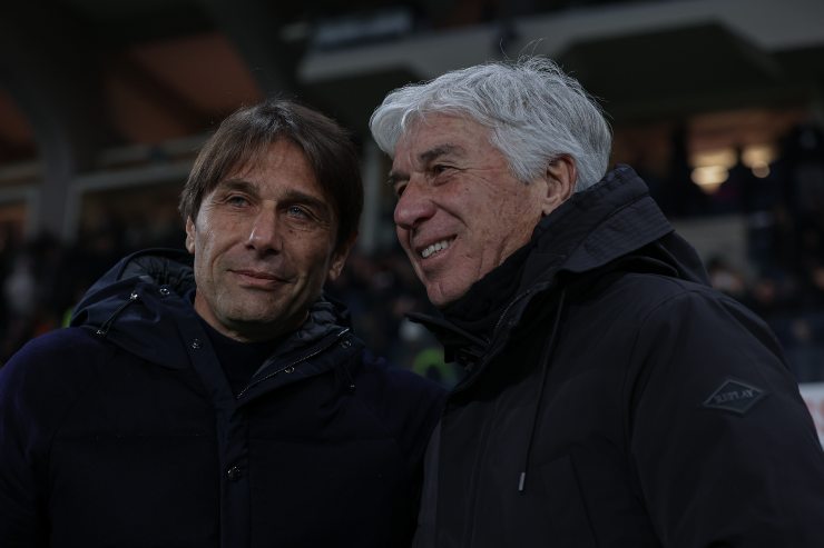 Giampiero Gasperini con Antonio Conte 