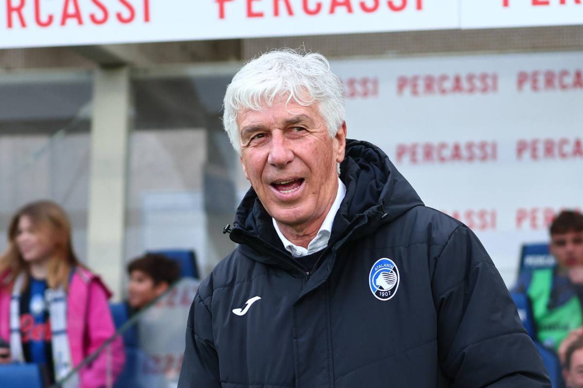 Gian Piero Gasperini prima di una partita