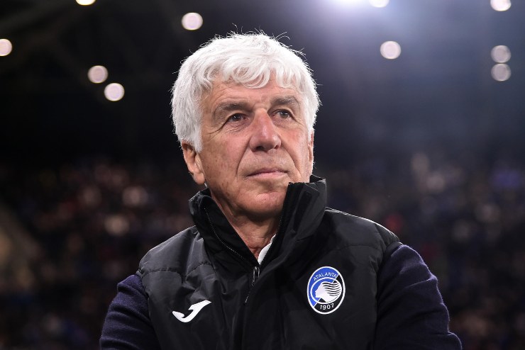 Gian Piero Gasperini teso durante un match