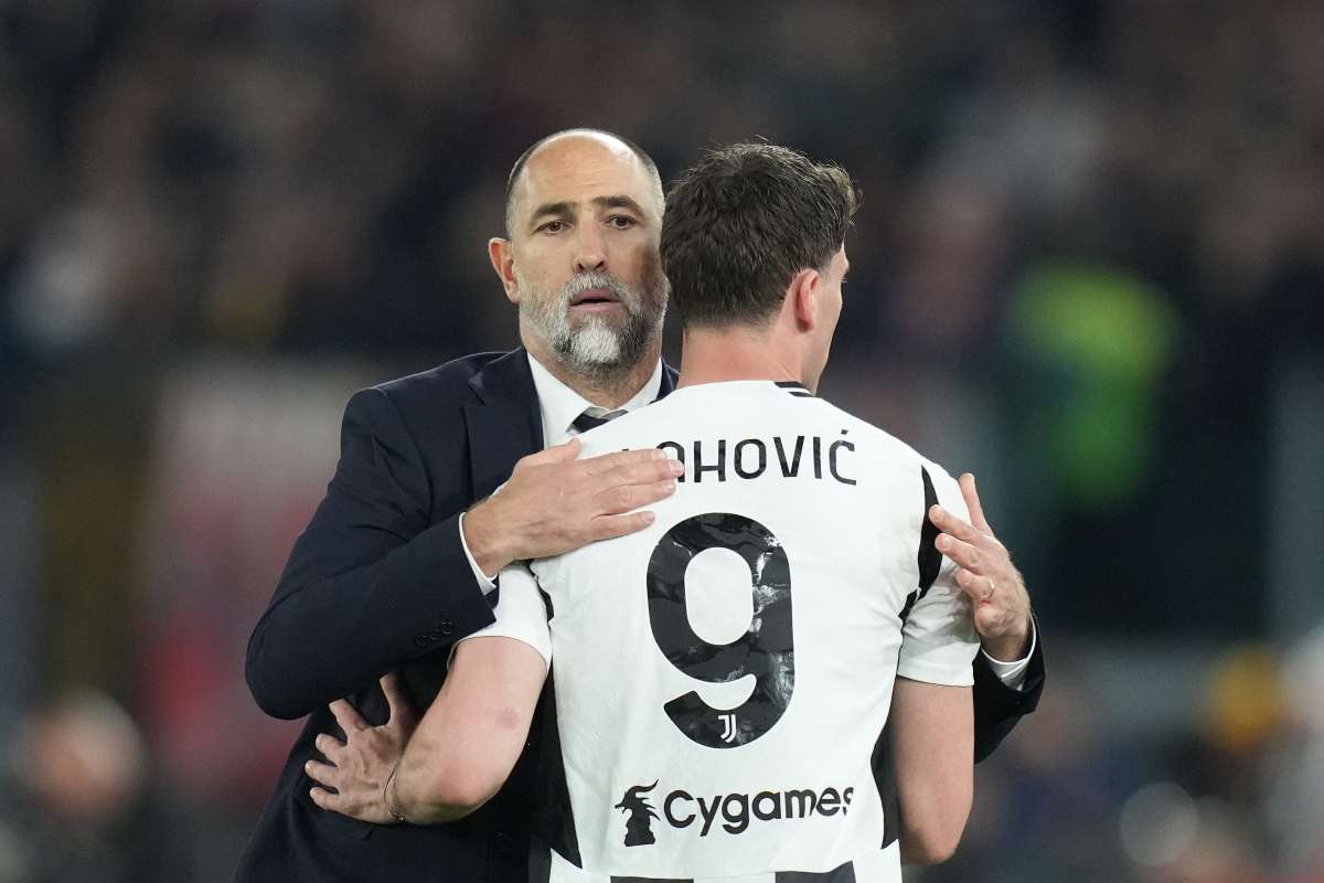Dusan Vlahovic e Igor Tudor
