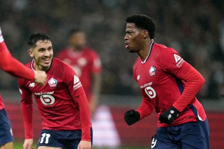 Jonathan David, attaccante del Lille accostato anche all'Inter