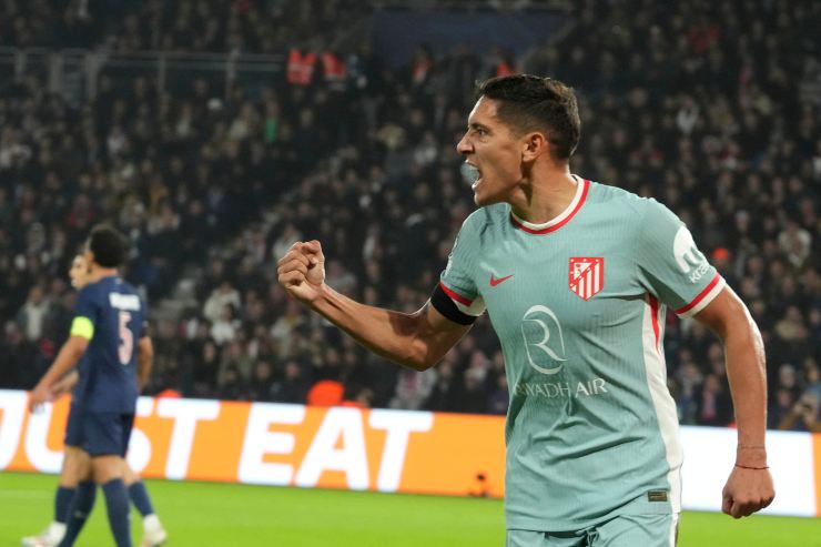 Molina esterno dell'Atletico Madrid 