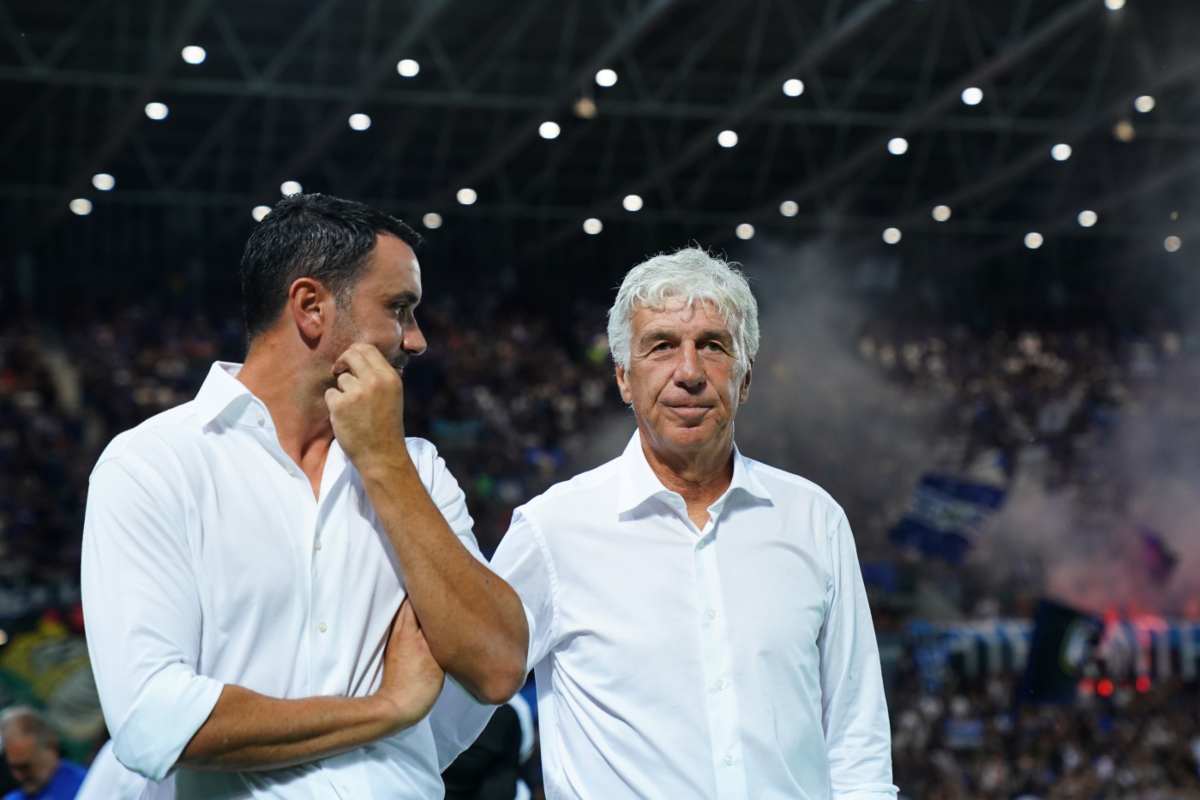 Palladino parla con Gasperini 