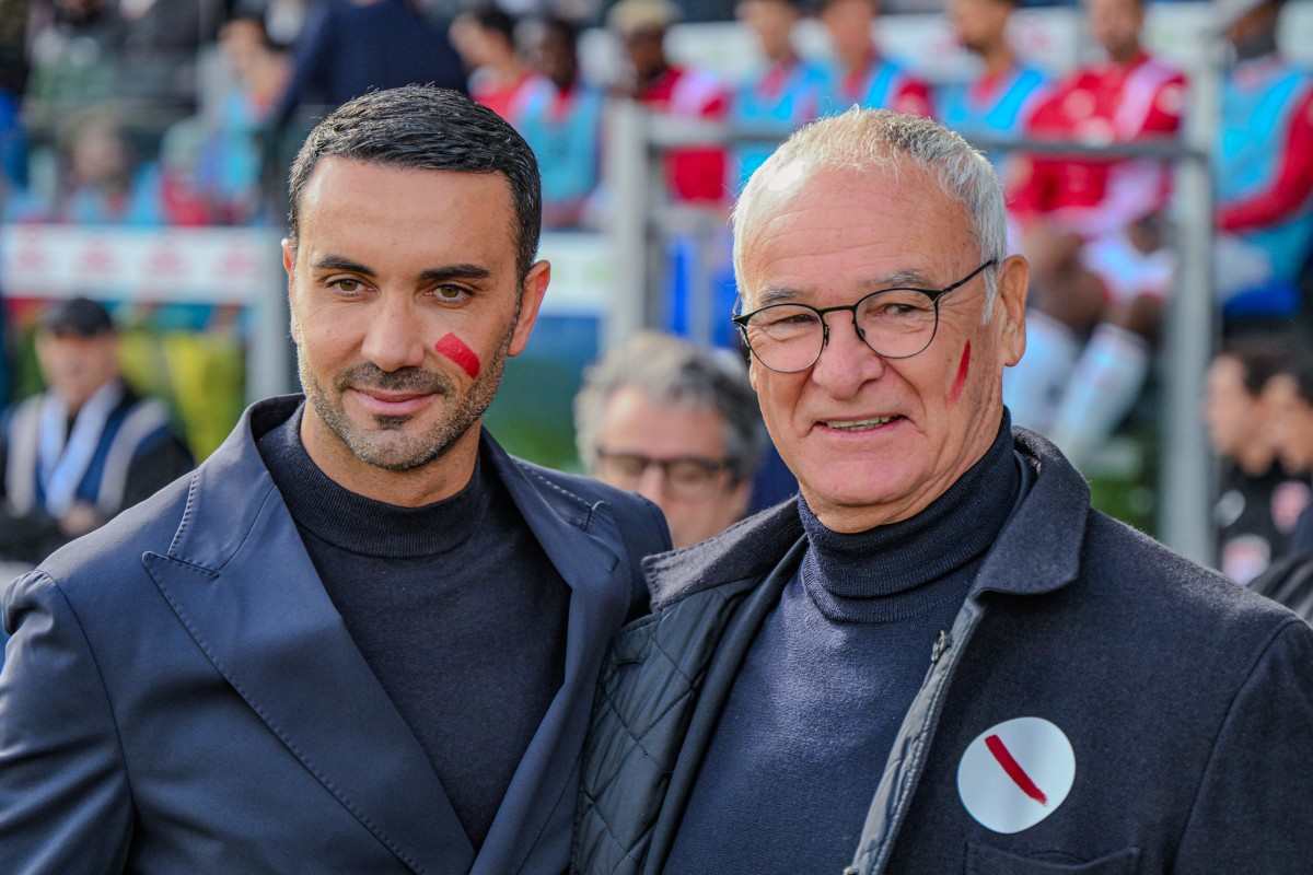 Palladino e Ranieri posano per le telecamere
