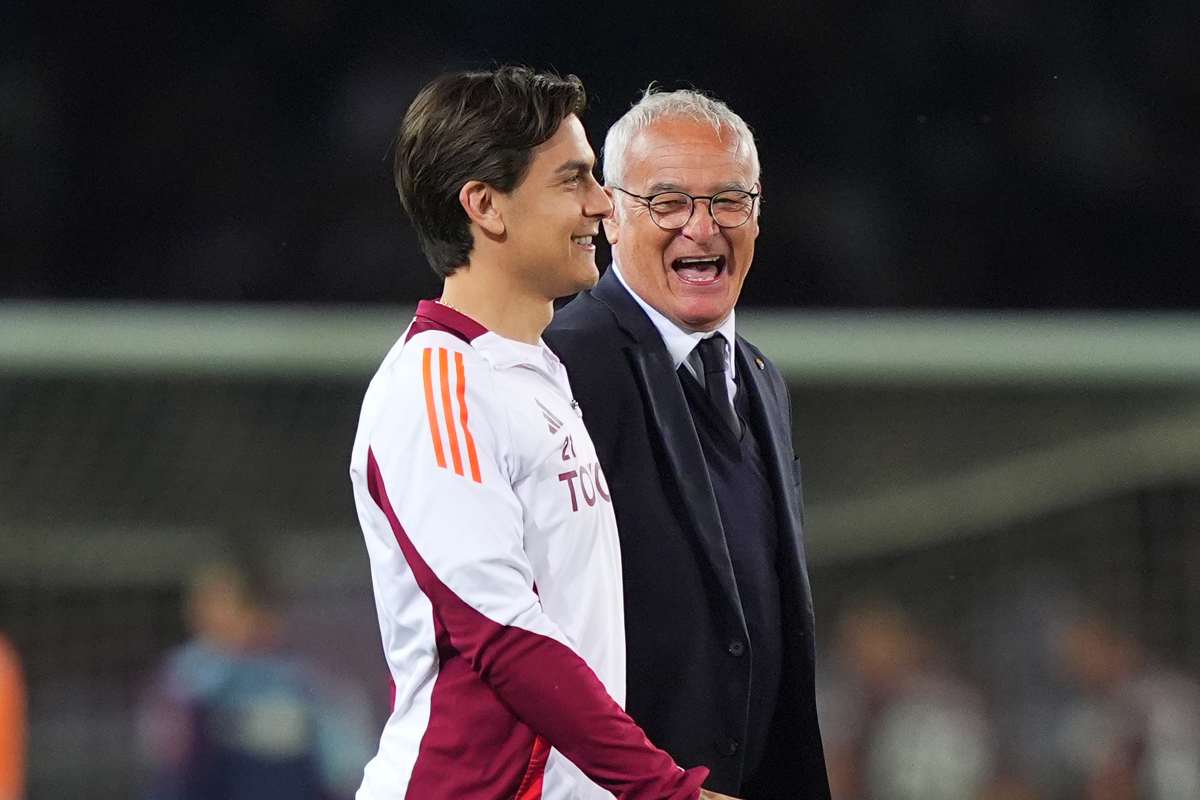 Paulo Dybala con Claudio Ranieri