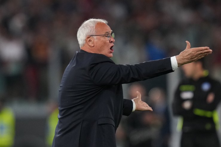 Ranieri dà indicazioni sulla panchina della Roma 