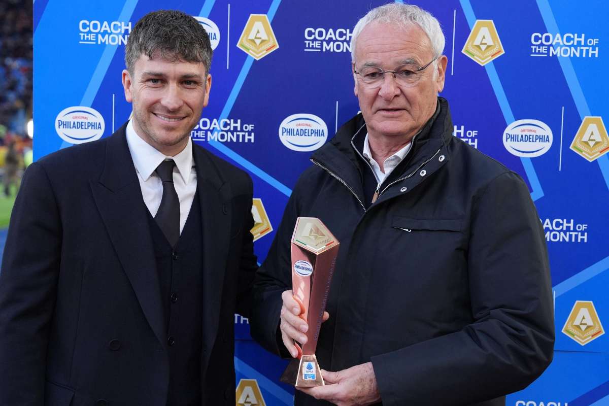 Ranieri con Ghisolfi durante premio