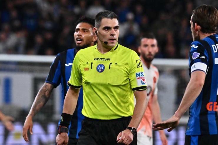 Simone Sozza in Atalanta-Roma