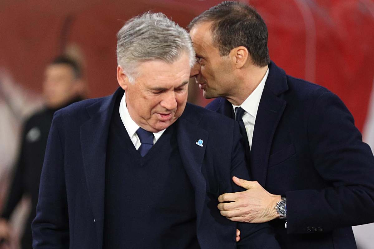 Carlo Ancelotti e Massimiliano Allegri