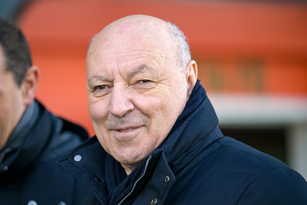 Un sorridente Beppe Marotta, presidente dell'Inter