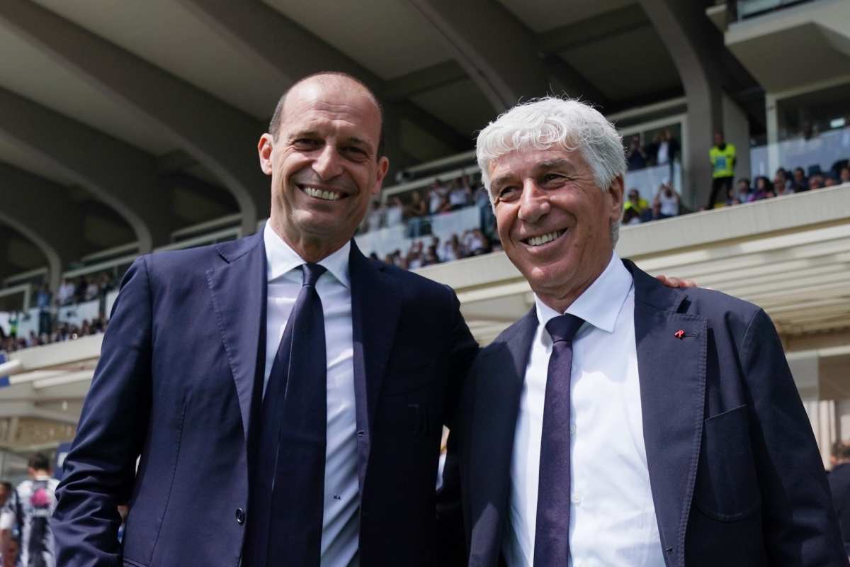 Gian Piero Gasperini e Massimiliano Allegri