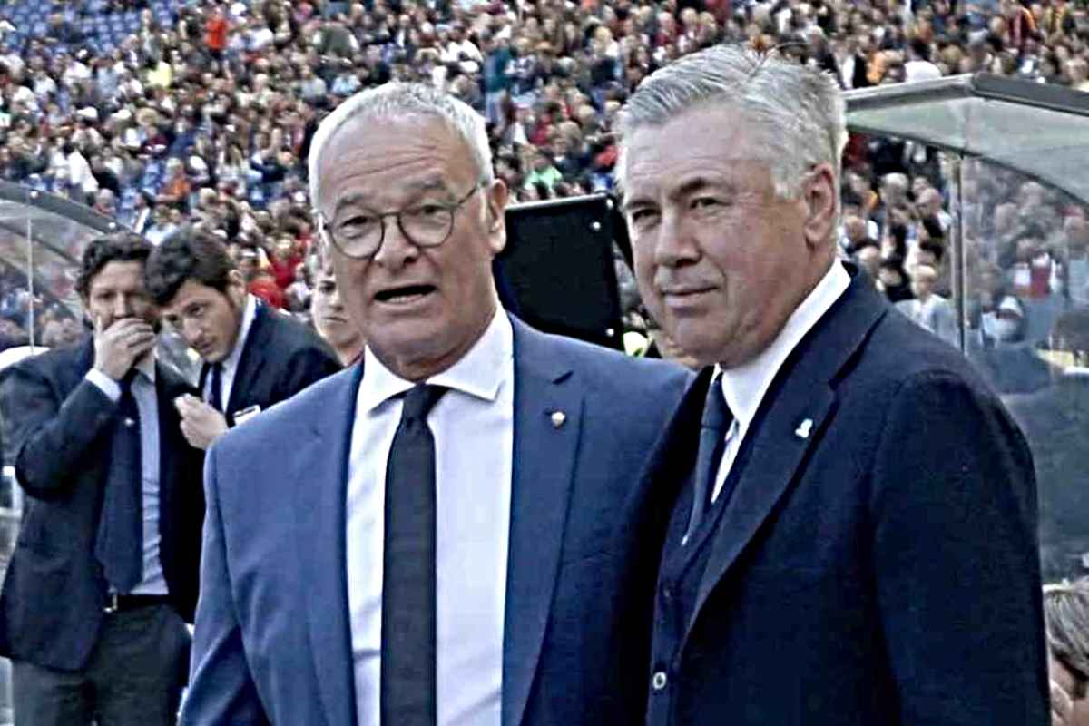 Carlo Ancelotti e Claudio Ranieri