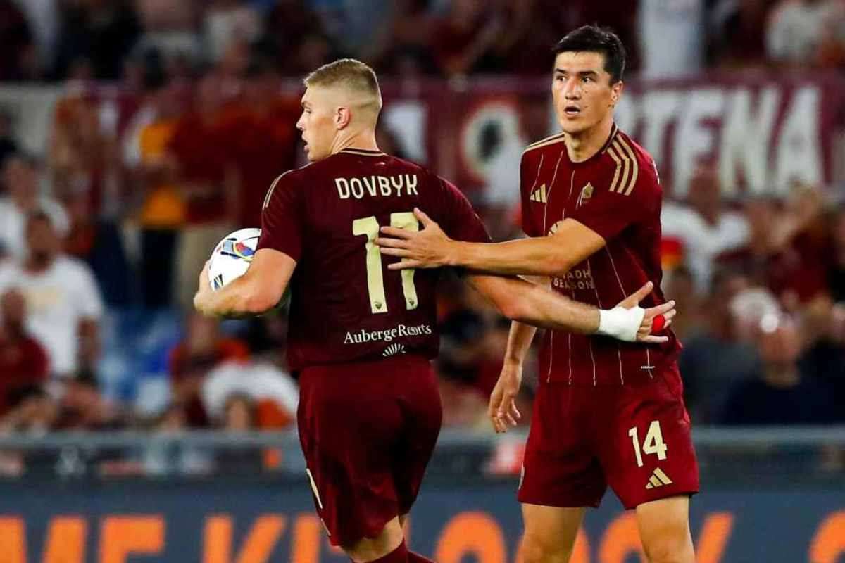 Eldor Shomurodov e Artem Dovbyk