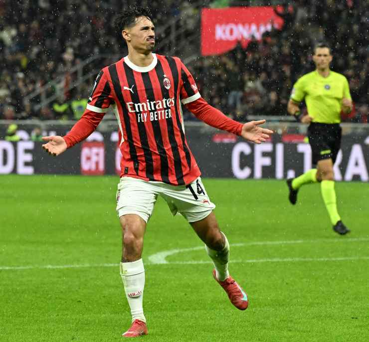 Il centrocampista olandese del Milan, Tijjani Reijnders 
