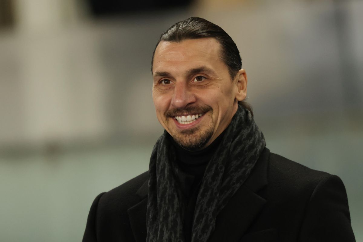 Un sorridente Zlatan Ibrahimovic