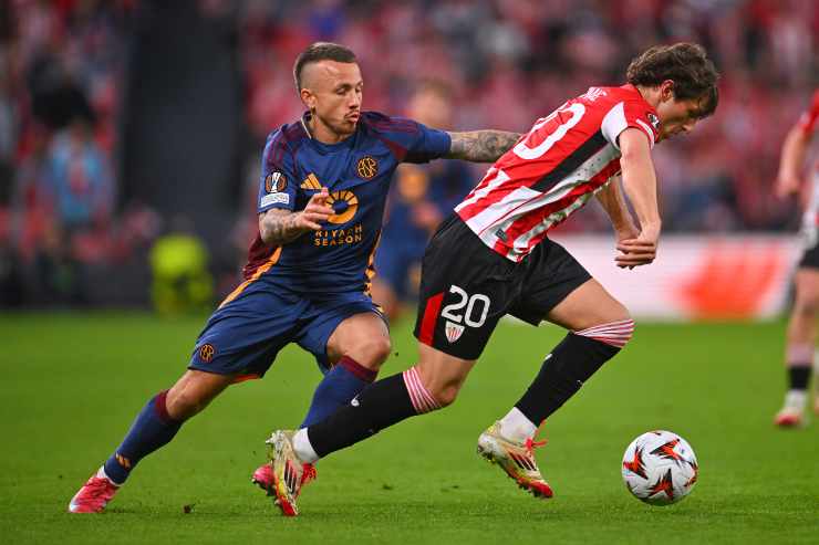 Angelino rincorre il suo diretto marcatore